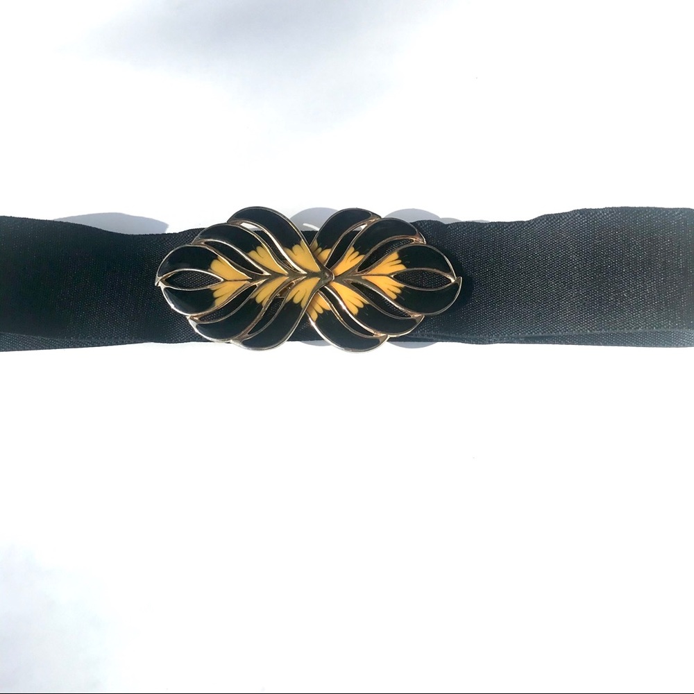 Vintage Belt Black Elastic